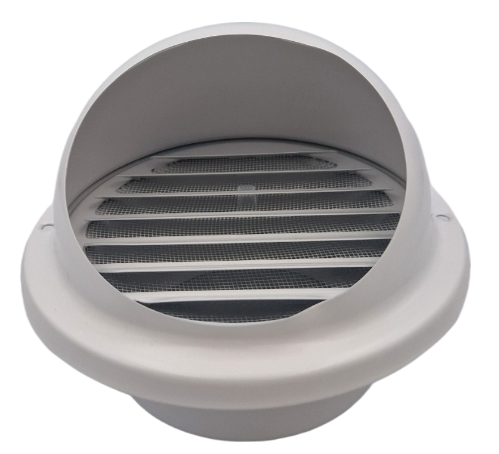 Czerpnia wyrzutnia inox biała 4